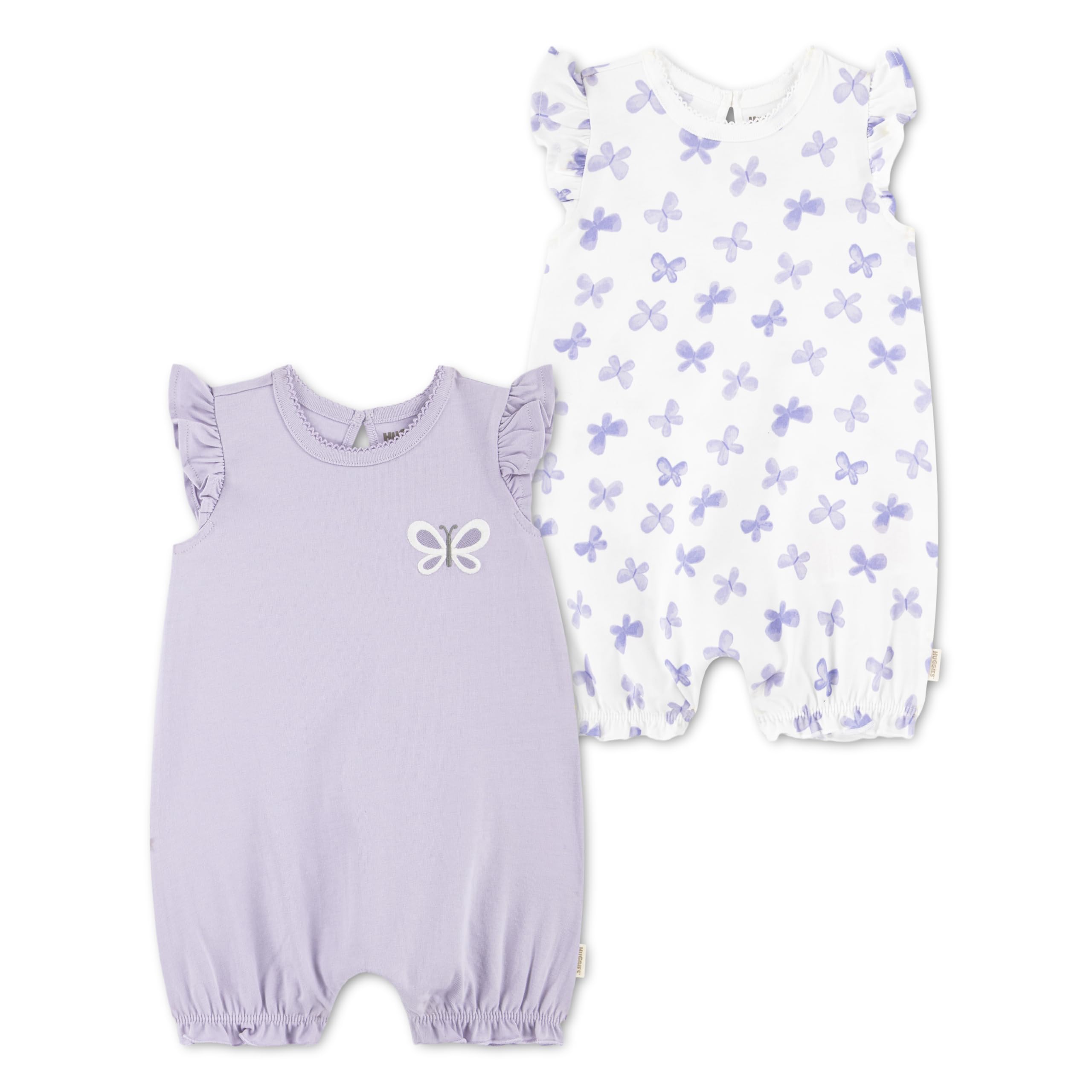 HUGGIES Baby - Mädchen Z3305 HUGGIES Strampler, 2 Stück (2er Pack)