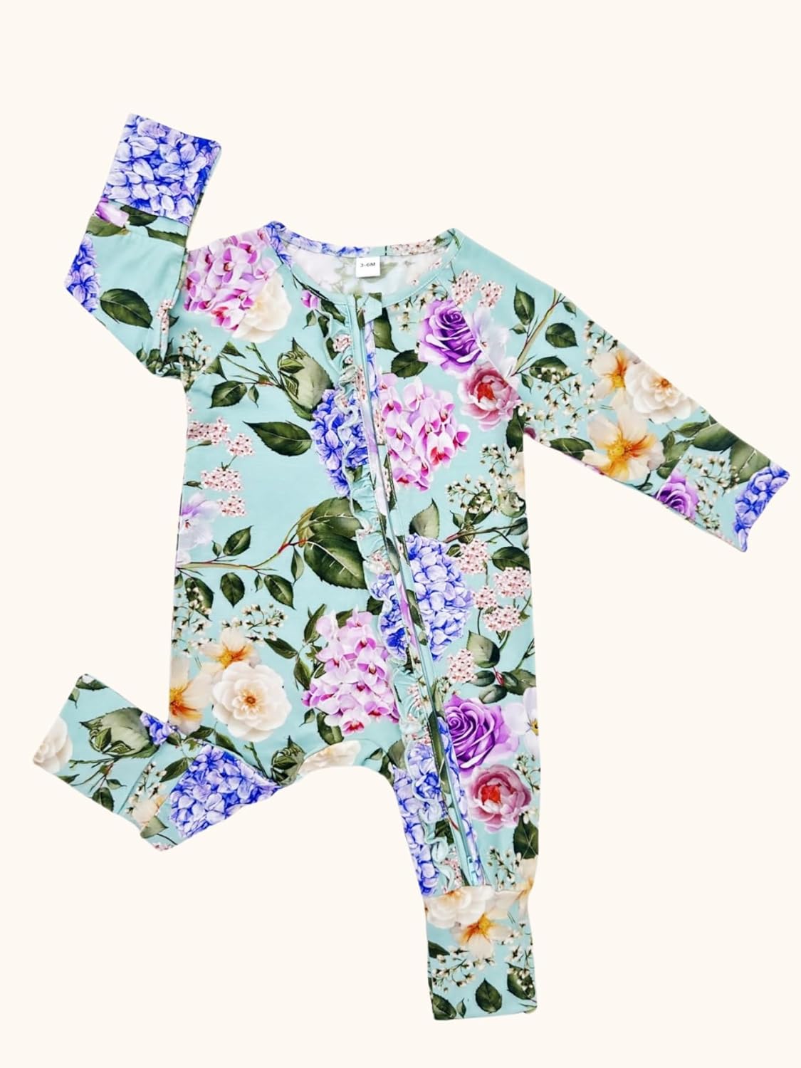 Bow Dream Baby Girl Romper Jumpsuit Bamboo Rayon Baby Clothes Boys & 2 Way Zipper Outfit Baby Clothes for Girls - Image 5