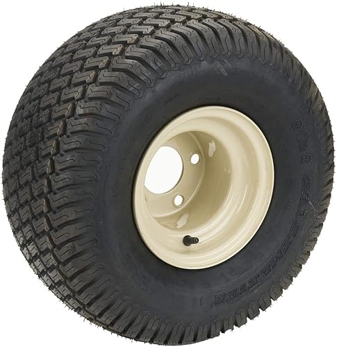 Grasshopper Neumático de césped de 20 x 10-8 con rueda, proporciona un excelente rendimiento general en áreas de corte niveladas, ideal para césped