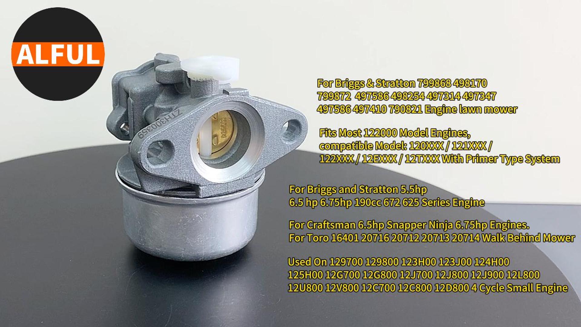 Amazon.com : Ruixing OEM 799868 Carburetor for Briggs & Stratton