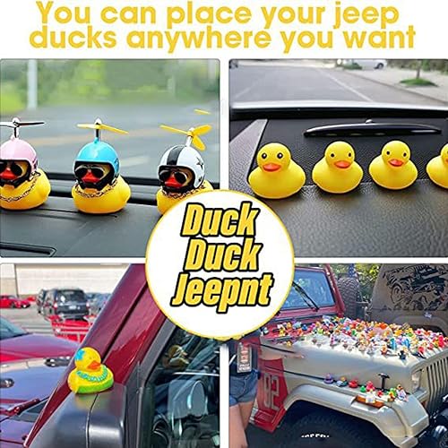 Miniatura 3 de 40 tapones de pato, soporte de pato de goma, soporte de pato de goma para Jeep Dash y pantalla fija, regalo para los amantes de Jeep, incluye