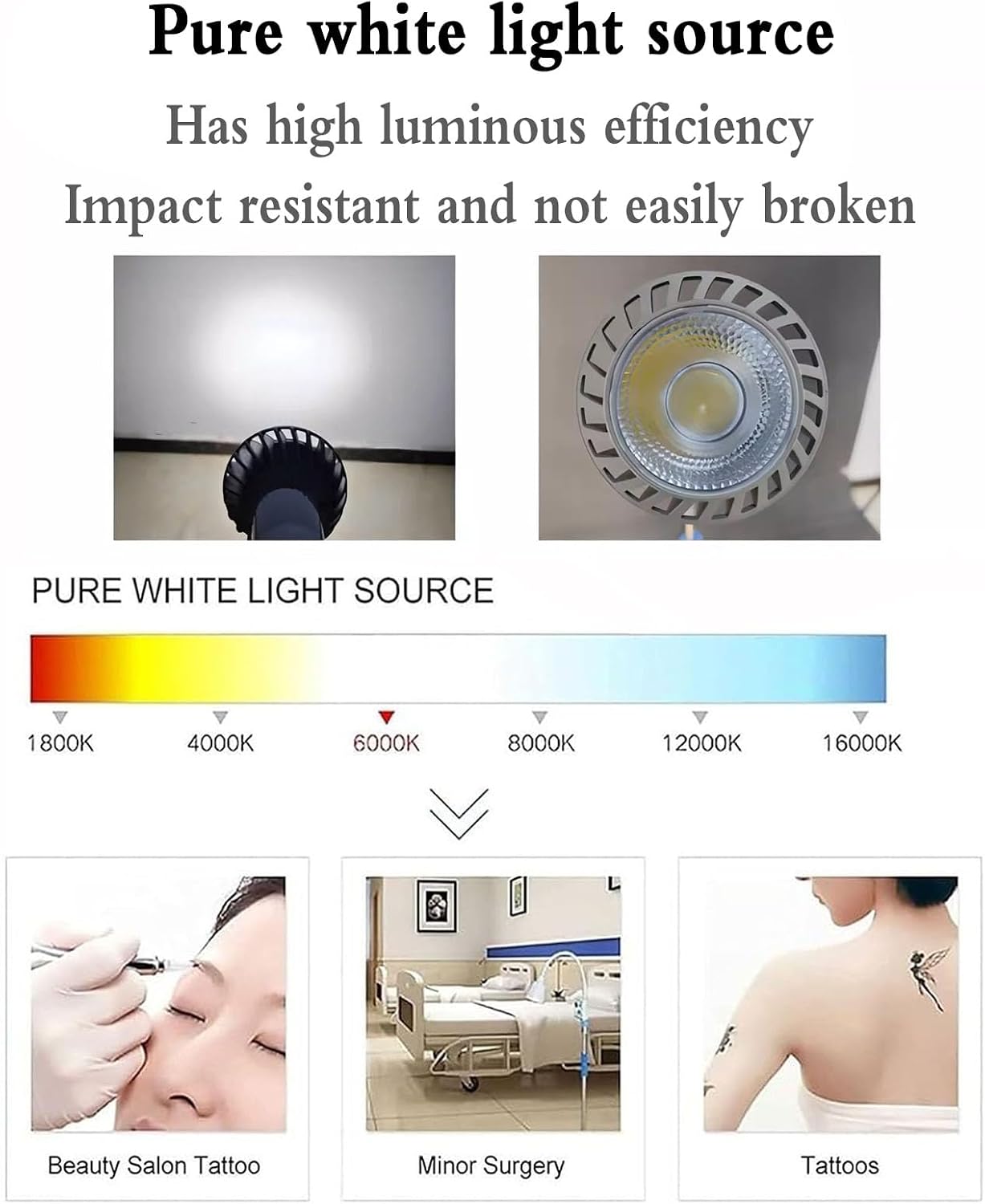 Gynecological Examination Light, LED Surgical Examination Lamp, Mobile Surgical Exam Light Lamp for Beauty, Tattoo, Lash Light Lamp, Pet Lamp, Floor Stand Height Adjustable