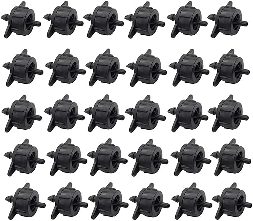 NALORA 200 goteros de riego, gotero compensado a presión de 14 pulgadas para agricultura, jardín, césped, riego de goteo, cabezal de goteo (color