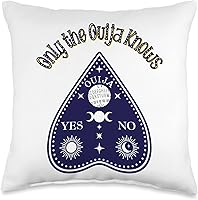 Vista 1 de Only The Ouija Knows Almohada de tiro 16x16, multicolor