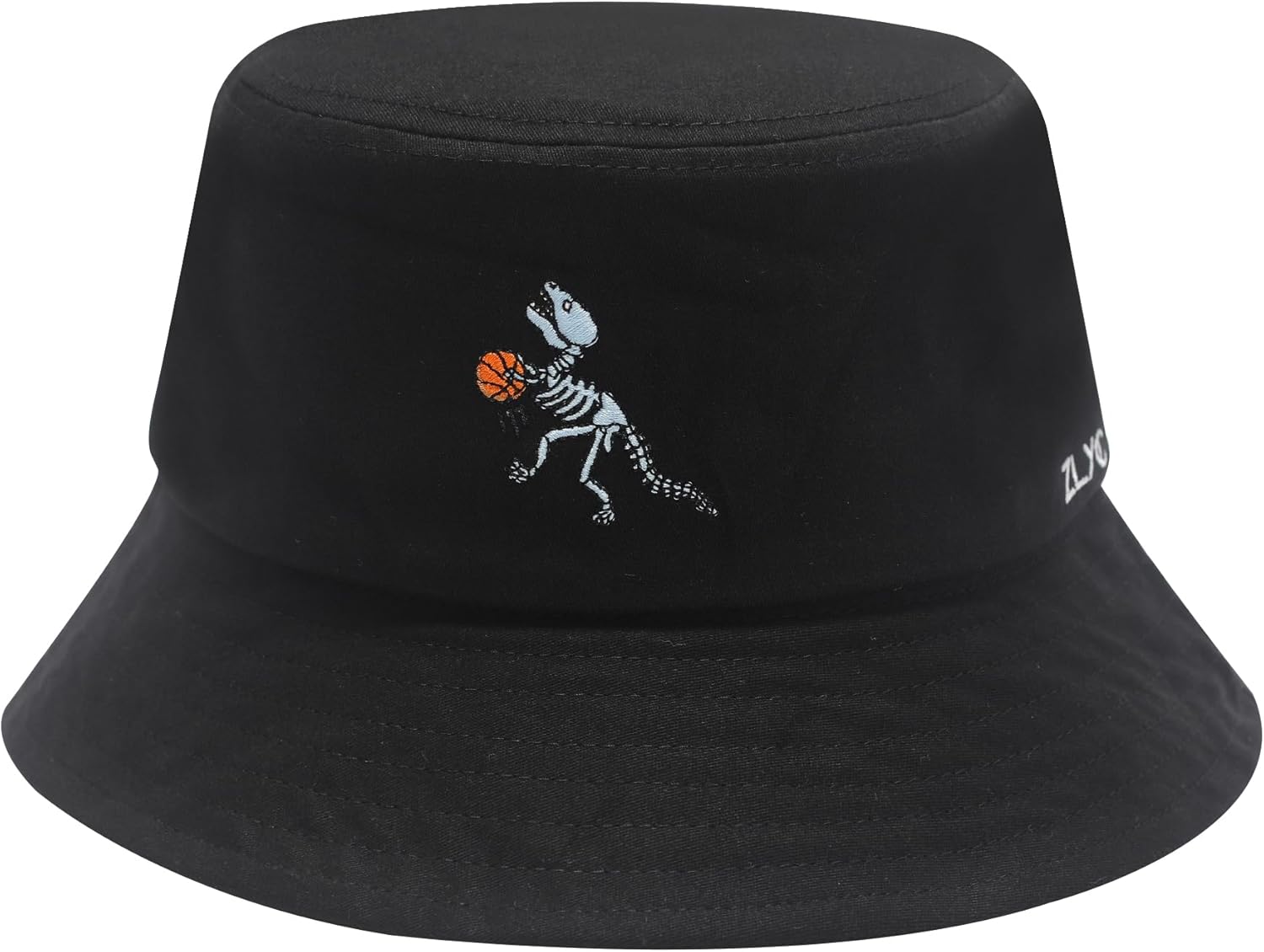 ZLYC Unisex Fashion Embroidered Bucket Hat Summer Fisherman Cap for Men Women