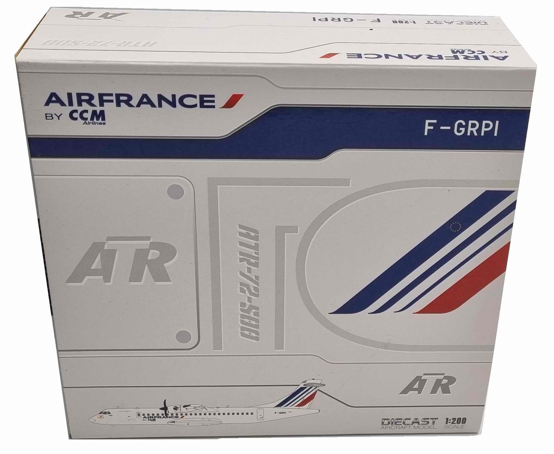 SAST Maquette Avion AIR France ATR 72-500 by CCM F-GRPI 1/200 en Métal