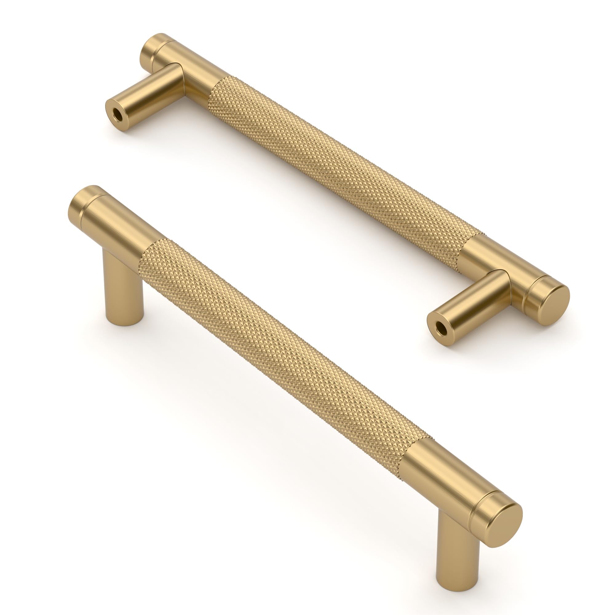 Asidrama 10 Pack 5 Inch(128mm) Champagne Bronze Cabinet Pulls Knurled Cabinet Handles Cupboard Handles Kitchen Cabinet Hardware for Cupboard Drawer Pulls — Amazon image 28
