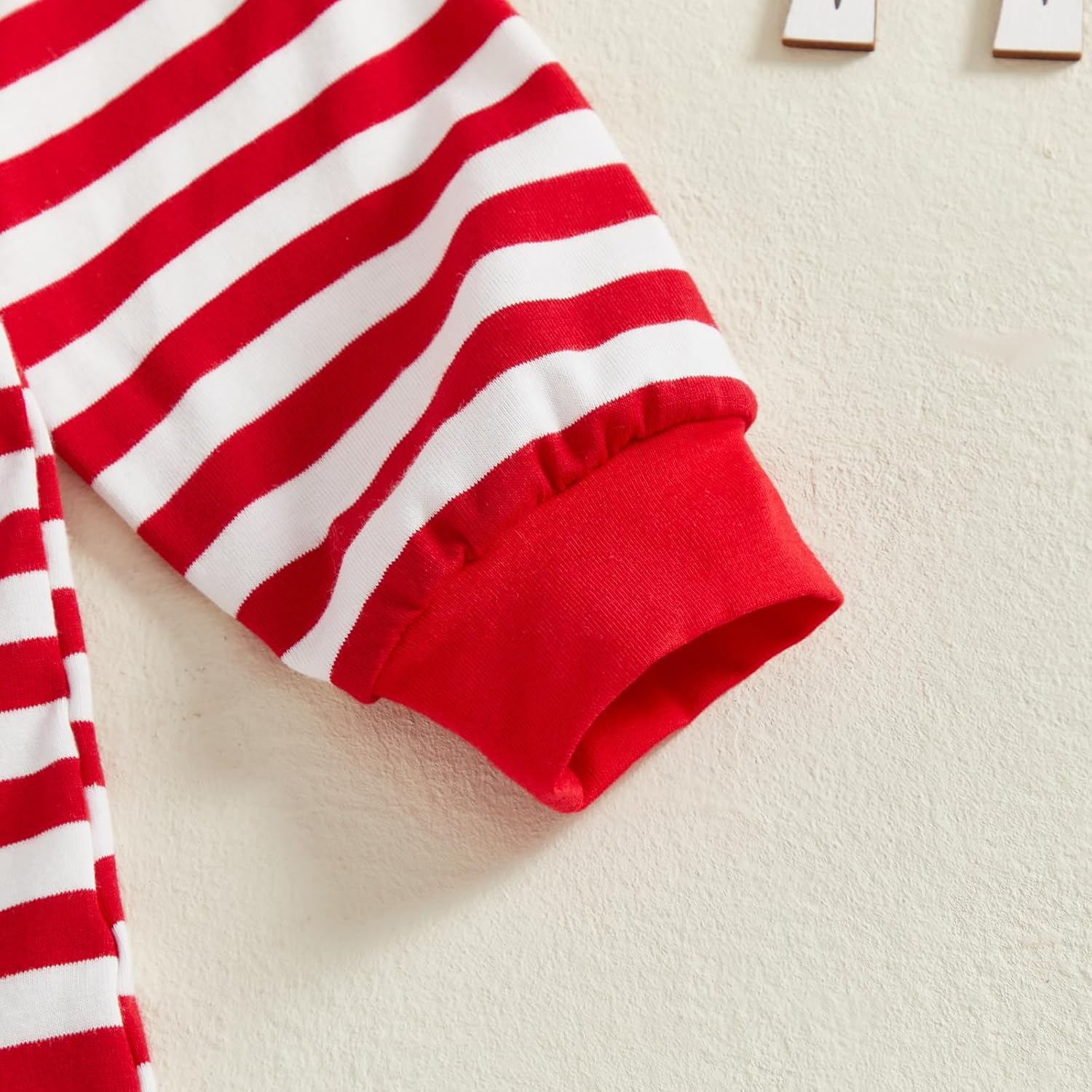 Userdefined Toddler Baby Girl Valentines Outfit Bowknot Print Sweatshirt Pocket Jogger Pants Cute Fall Christmas Clothes Set - Image 5