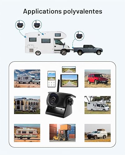 STONVUE 1080P Solar Magnetic Wireless Reversing Hitch Camera - 7