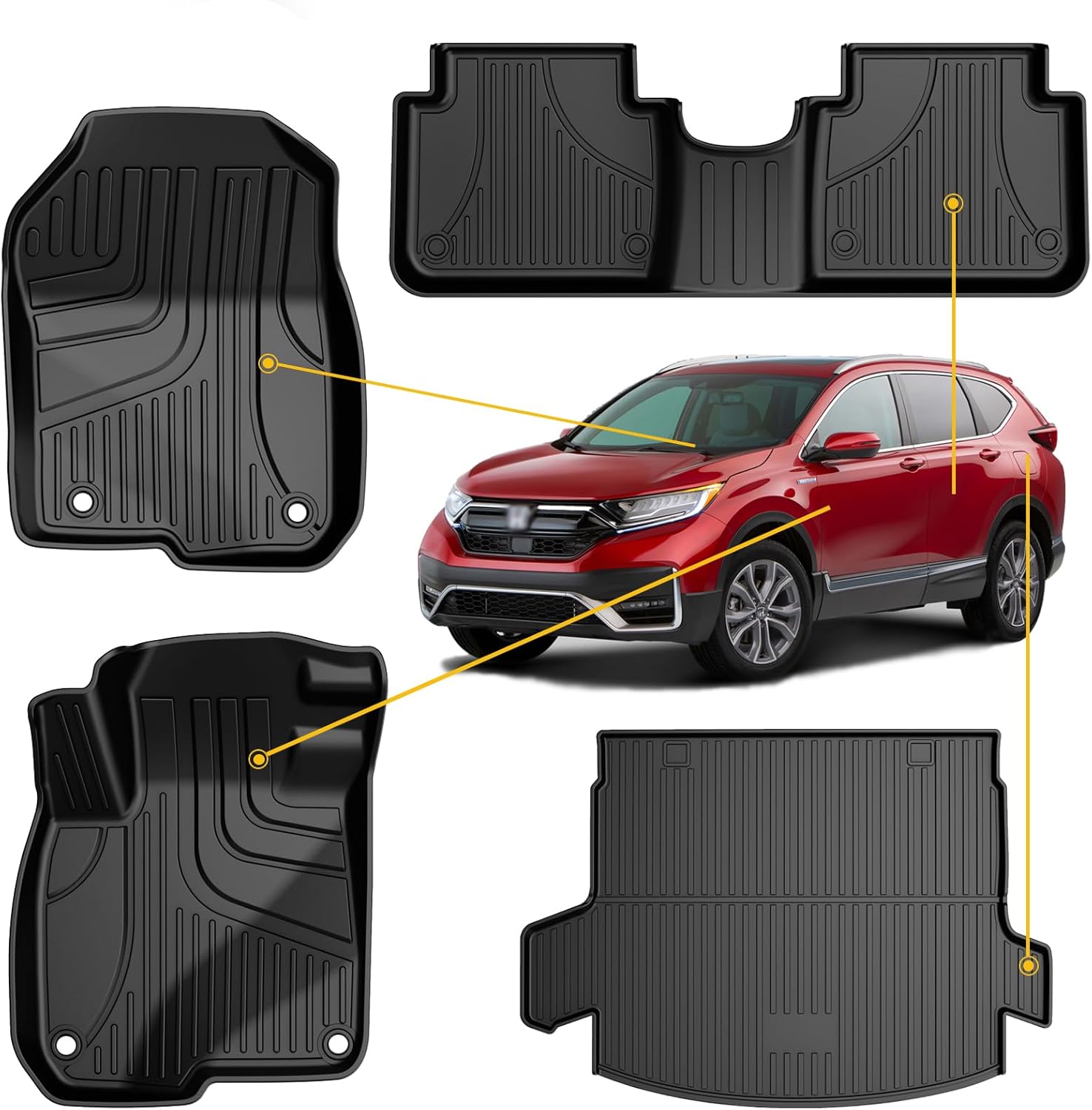 Original 20172022 CRV Hybrid Floor Mats & Cargo Liner for
