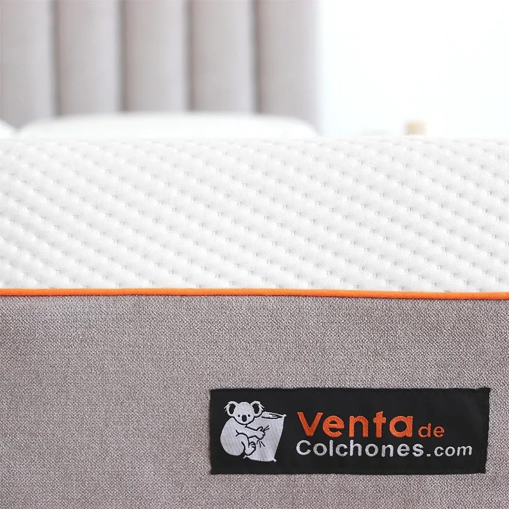 VentadeColchones - Colchones para Camas articuladas gemelares en H – Modelo Visco 8 Air, 150 x 190 cm (2 uds. 75x190cm)