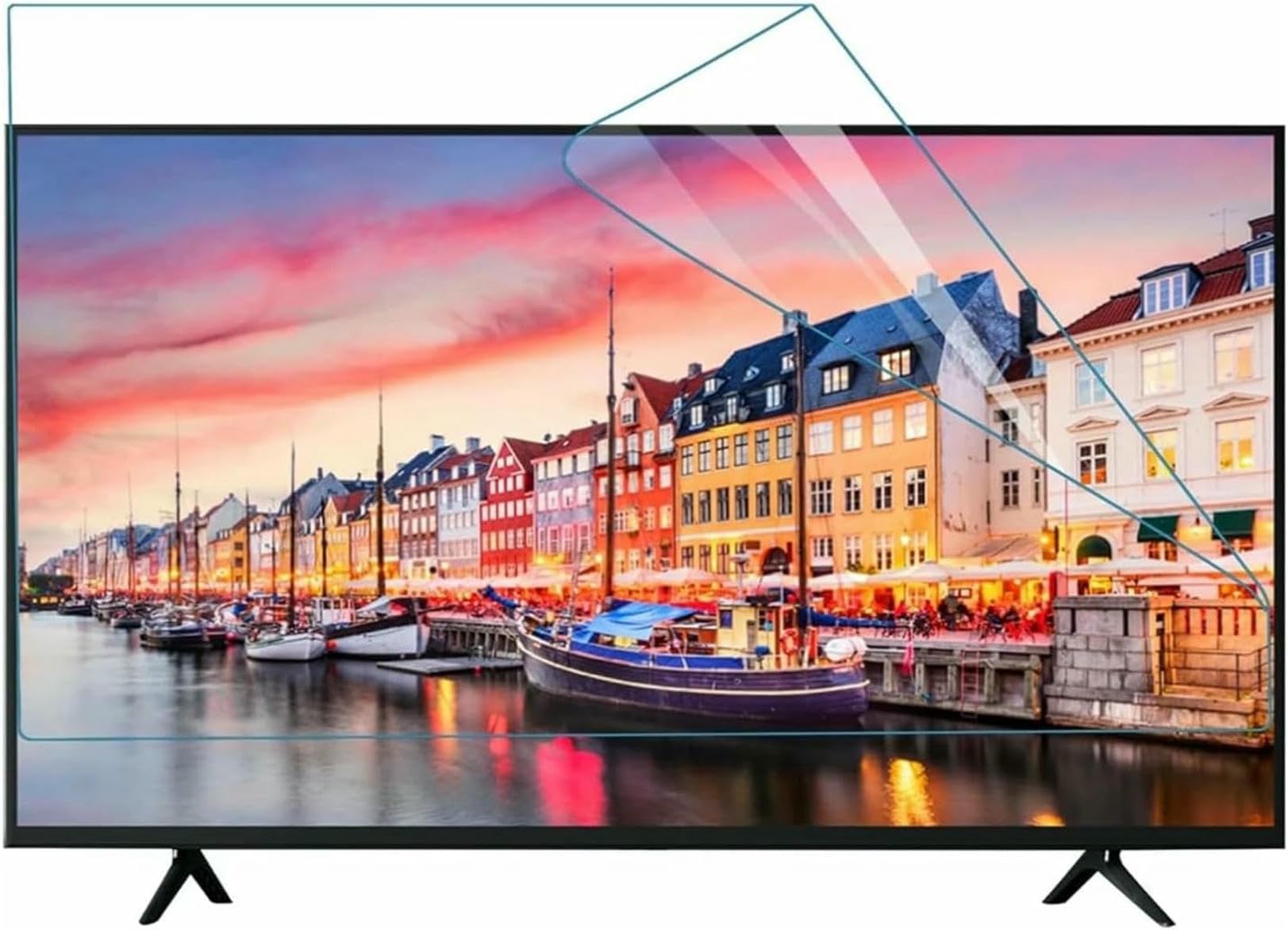 Folia ochronna na ekran telewizora, Do telewizorów 27–75 cali Matowe, chroniące przed niebieskim światłem(40 inch 875x483mm)