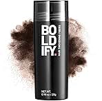 BOLDIFY Hair Fibers (28g) - Fill In Thinning and Fine Hair for an Instantly Fuller, Thicker Look - 14 Shades for Women & Men - Dark Brown
