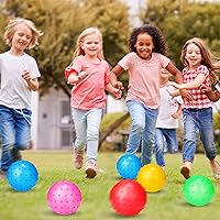 Vista 3 de Jerify Knobby Balls - Pelota sensorial hinchable a granel, suave, inflable, masaje, juguete de plástico para fiesta escolar, juego en interiores