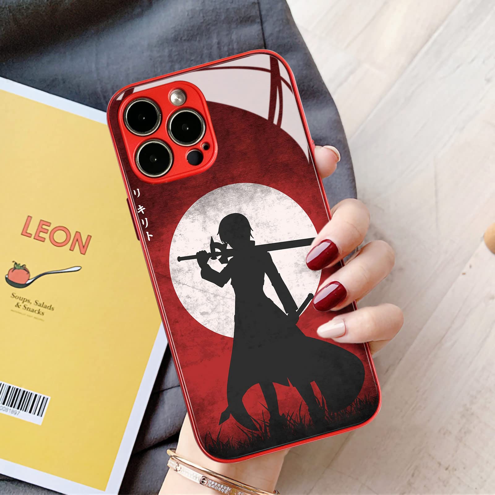 Amazon.com: Akatxezy Kirito Kirigaya Kazuto Anime Case for iPhone