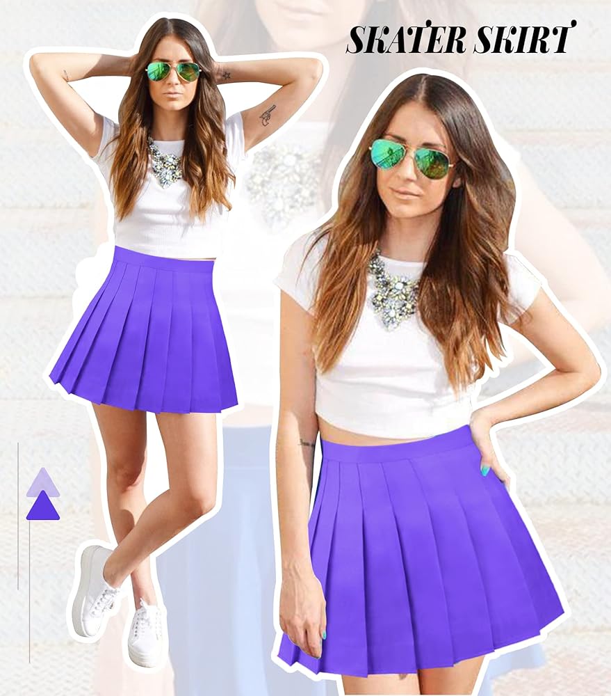 25AW新品タグ付✨Her lip to Pleated Mini Skirt Amazon.com: BANLUX Womens Short Skirts - Split Pleated Skirt