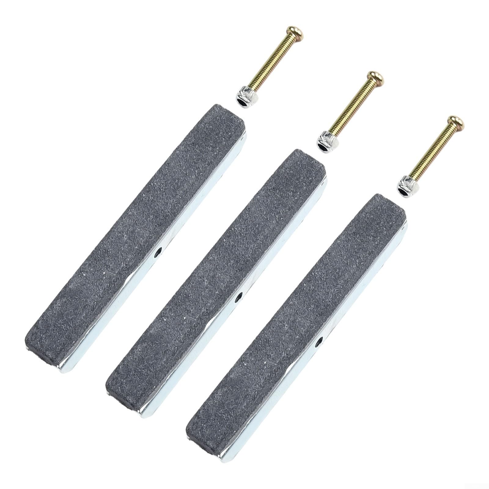 Set di 3 pietre di ricambio sostituibili, set di strumenti per cilindro del pistone del freno, set di strumenti per levigare il cilindro del motore, pietre per meccaniche automobilistiche (7,6 cm)