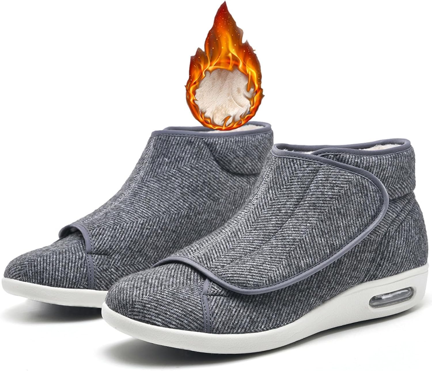 Chaussures d'hiver élégantes en polaire avec maintien orthopédique supérieur