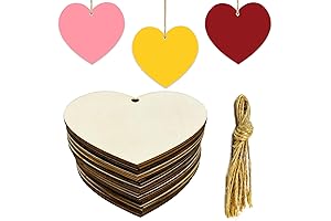 Unfinished Precut Heart 30 Pack Value Set