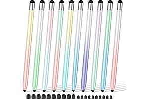 10Pcs Stylus Pen for iPad, Gradient Colors Capacitive Stylus