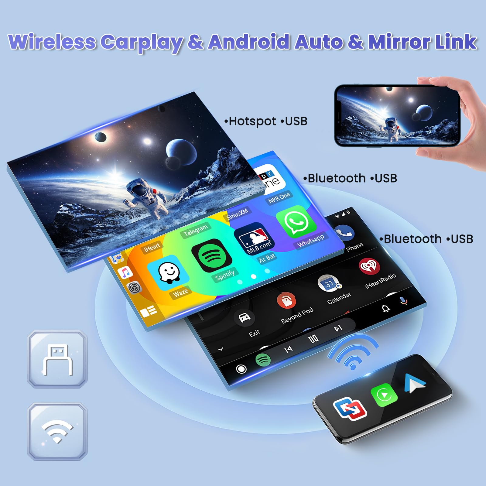 Autoradio Android 9" écran Tactile Pour Fiat Ducato 3 / Peugeot Boxer 2 / Citroën Jumper 2 (2011-2022) – CarPlay Sans Fil, GPS, Caméra De Recul