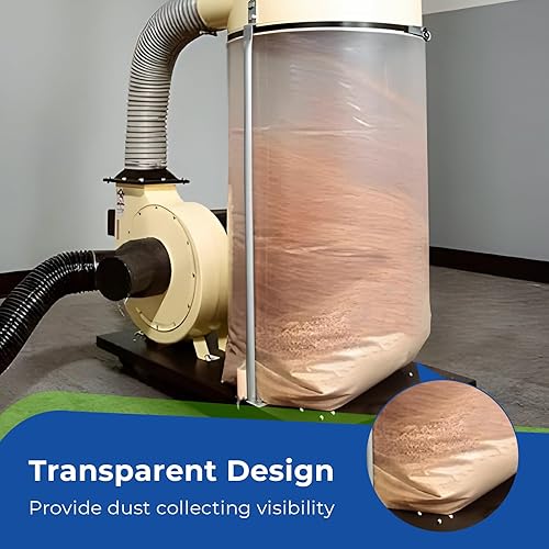 Miniatura 6 de Ximoon 709563 - Bolsa de repuesto para recogida de polvo JET DC-1100VX DC-1200VX de 19.5 pulgadas de diámetro, 6 unidades