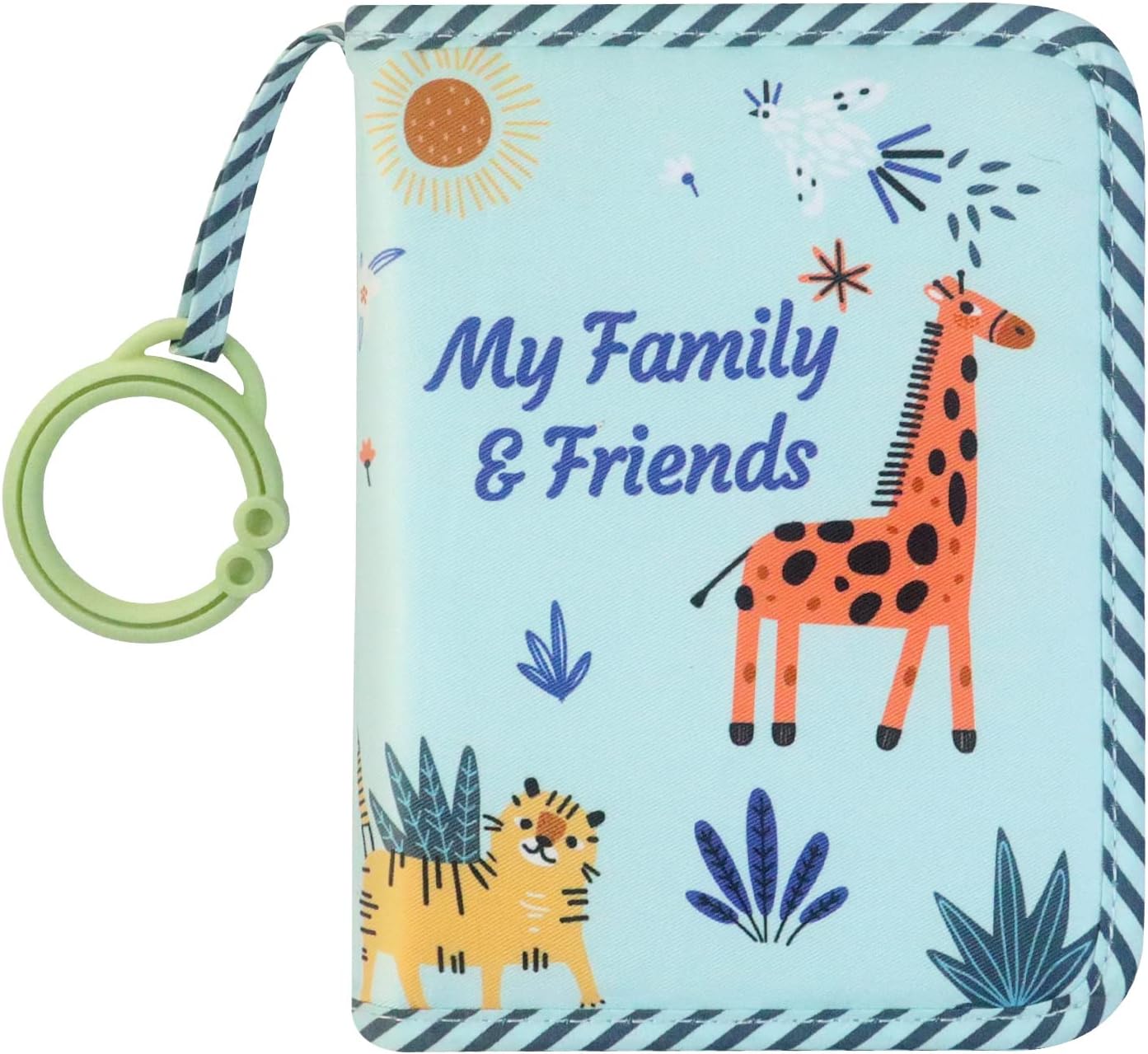 Boczif Baby Photo Album, Baby Memory Book Holds 4X6" Pictures, Soft Photo Cloth Book, Gift Set for Newborn Toddler & Kids