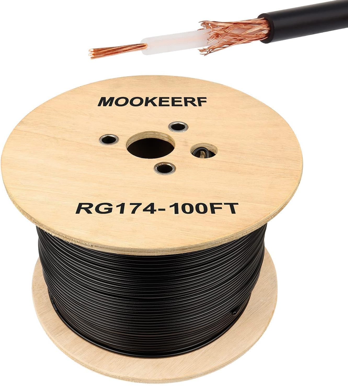 Bulk RG6 Coaxial Cable, Black, 18 AWG, Solid Core, Pullbox, 1000 Foot Fbb2a3f2 2890 4189 9631 4c8bb97cce62.558156de4c617b28a1dd0bbf7a3d0239