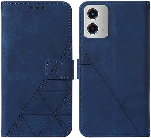 Miniatura 6 de Funda diseñada para Moto G 5G 2023, función atril, correa de muñeca, ranuras para tarjetero, funda protectora interior de TPU para Moto G 5G 2023,