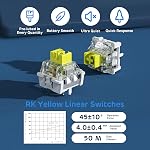 RK ROYAL KLUDGE RK96 RGB Limited Ed, 90% 96 Keys Wireless Triple Mode Bluetooth 5.0/2.4G/USB-C Hot Swappable Mechanical Keyboard w/Software Support & Massive Battery, RK Yellow Switch, Forest Blue