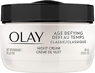 Night Cream with Beta-Hydroxy Complex and Vitamin E by Olay Age Defying,Classic, Pack of 2