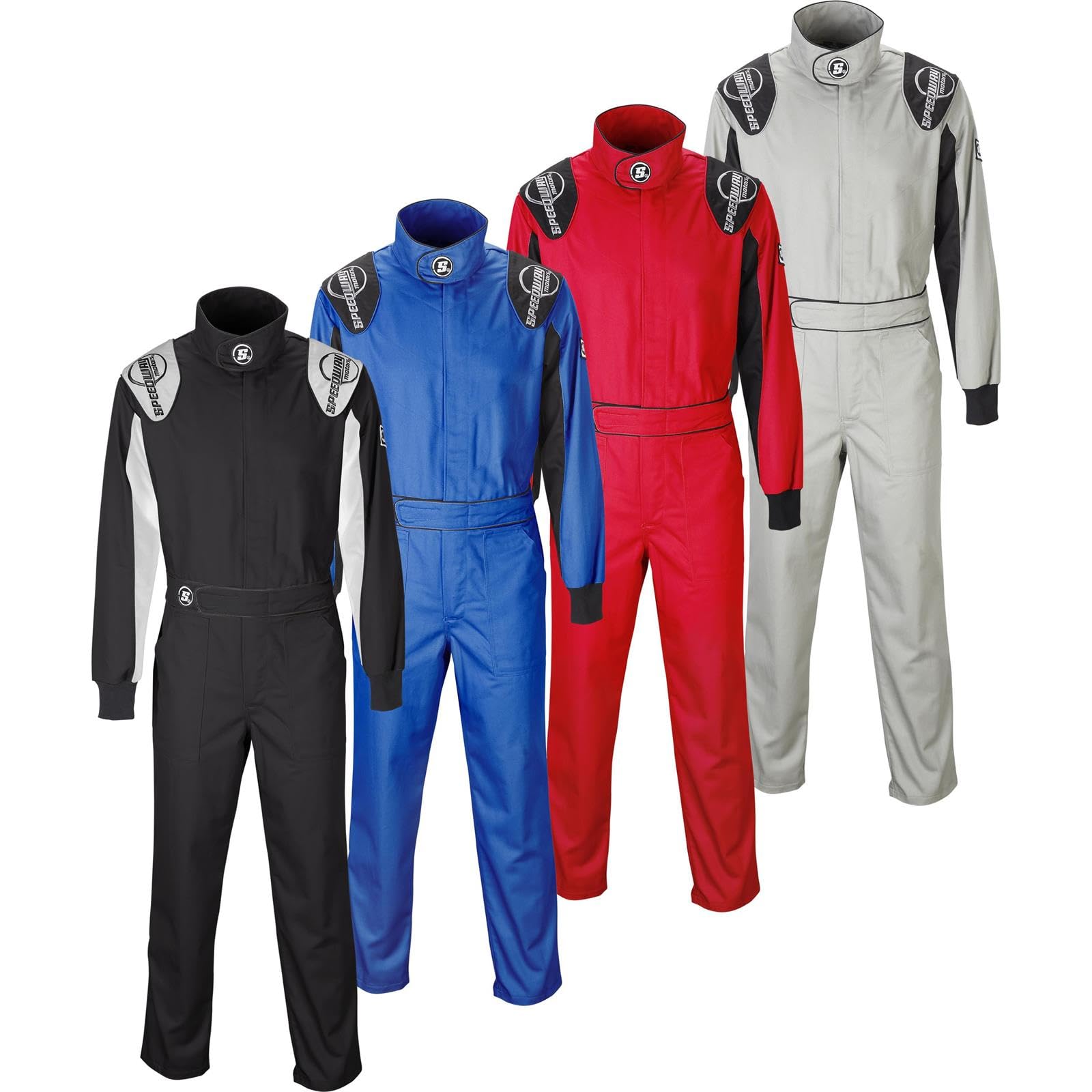 Speedway Economy SFI-1 Suit, Grey Large