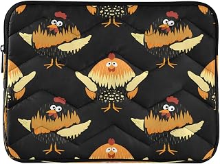 Kigai Chickens Laptop Sleeve Bag for 13-14 inch Notebook Shockproof Protective Laptop Case Portable Computer Carrying Cover