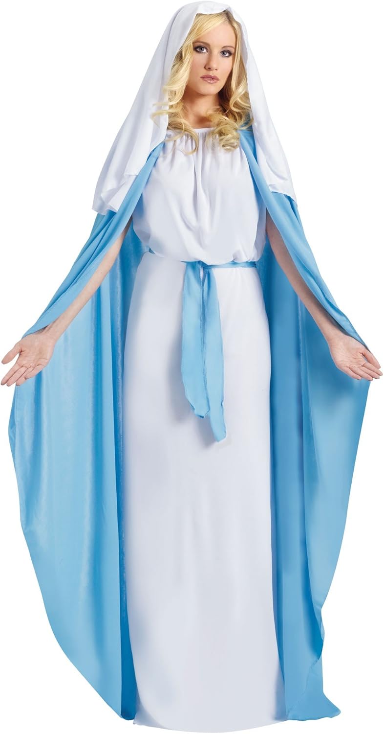 Fun World Womens Saint Mary Adult Christmas Halloween Costume