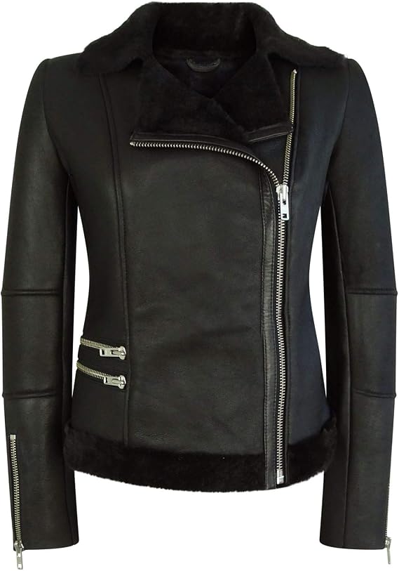 Infinity Leather Cappotto Uomo In Pelle Di Montone: Giacca Invernale Doppiopetto Stile Tedesco, Calda Con Fodera In Pelo