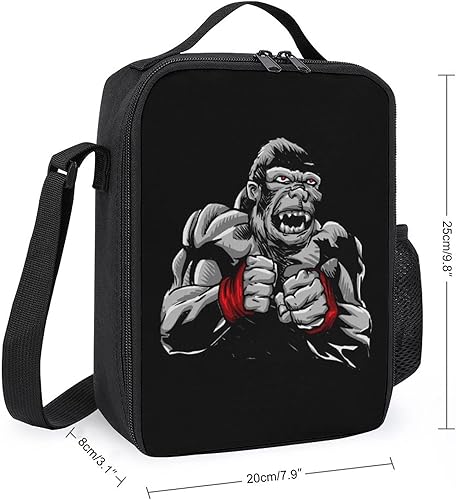 Miniatura 2 de Fighter Gorilla - Lonchera portátil con aislamiento térmico y conservación en frío, paquete de comida divertida