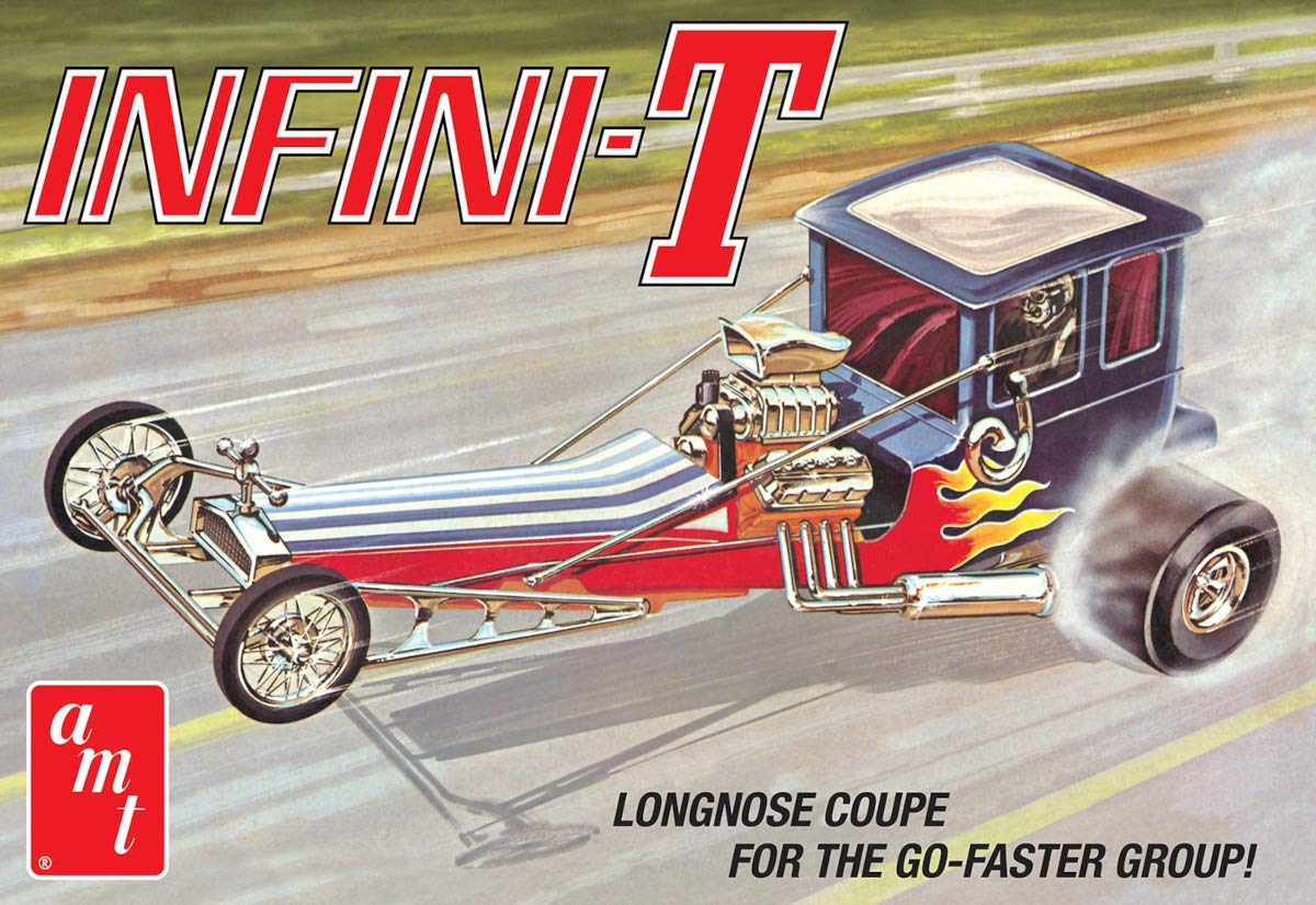 AMT 1:25 Infini-T Custom Dragster Car Plastic Kit