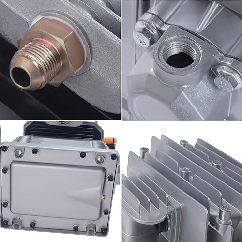 Miniatura 9 de Cabezal de bomba de compresor de aire 3HP 2.2kw 250Lmin Compresor de aire Motor Head Pump Replacement, hierro fundido, compresor de pistón,