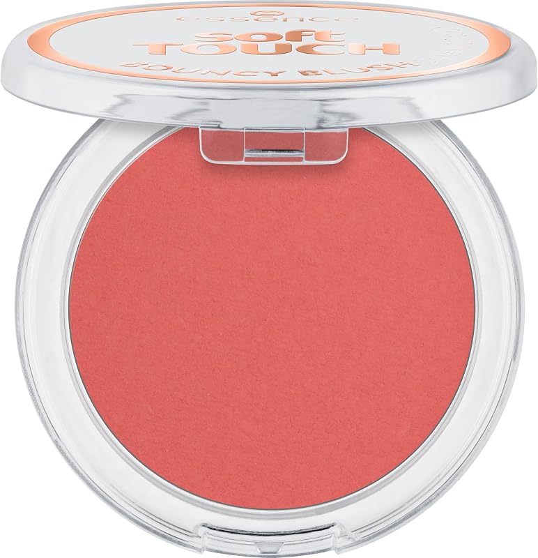 essence Soft Touch Bouncy Blush, Cream to Powder (30 | Exotic Daisy) | Lightweight, Buildable Natural Finish, Cheek Makeup, Long-Lasting All-Day Color; Vegan & Cruelty-Free, Paraben-Free