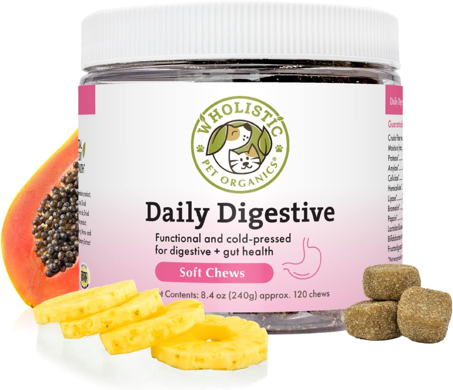 Wholistic Pet OrganicsDog Probiotics and Digestive