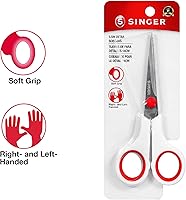 Vista 8 de SINGER 00448 Tijeras de costura de 5-1/2 pulgadas con agarre cómodo