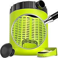 Neptonion Cricket Keeper Tank: Live Worm Organizer with Rubber Seal, Easy Bug Dirt Management for Dubia Roaches, Crickets, Superworms