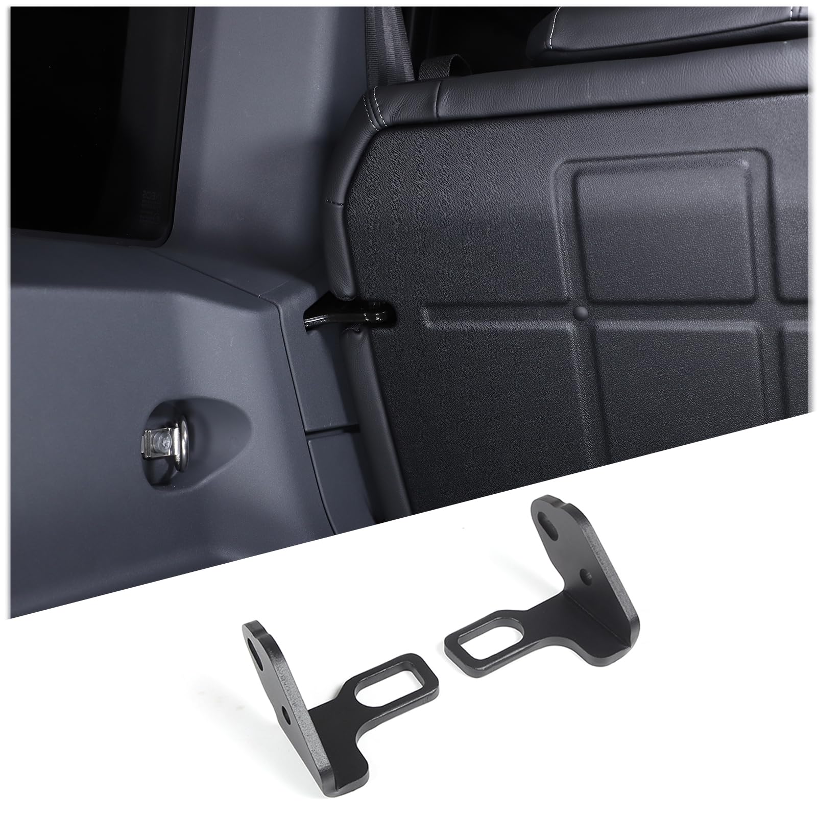 Qiosreui Rear Seat Backrest Angle Adjustment Bracket Compatible with Ineos Grenadier 2020-2025 Accessories, Rear Seat Recline Kit, Risers Backrest Adjustment Bracket Replacement Part, Carbon Steel