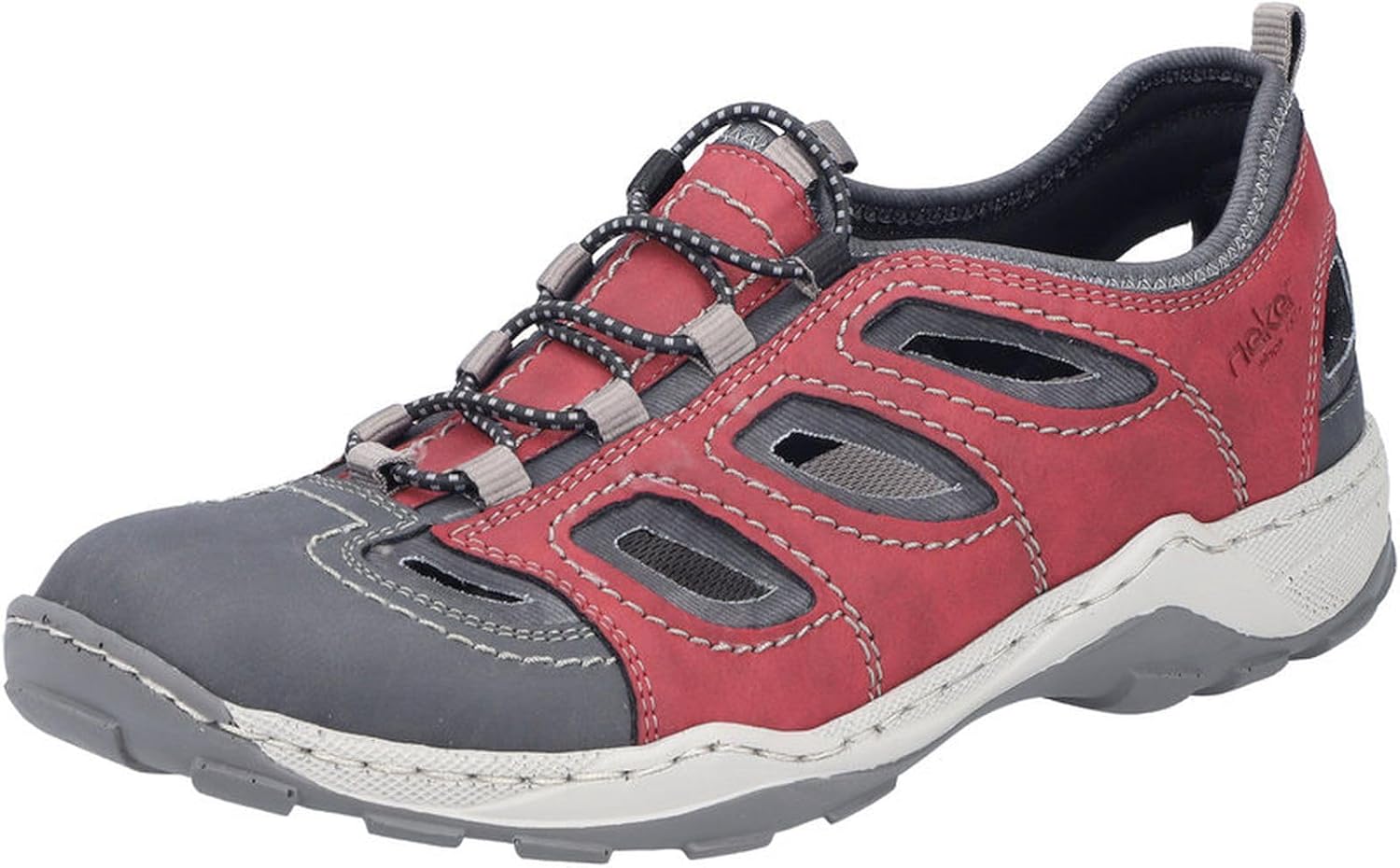 Rieker Sneaker Bruin/Zwart Synthetics