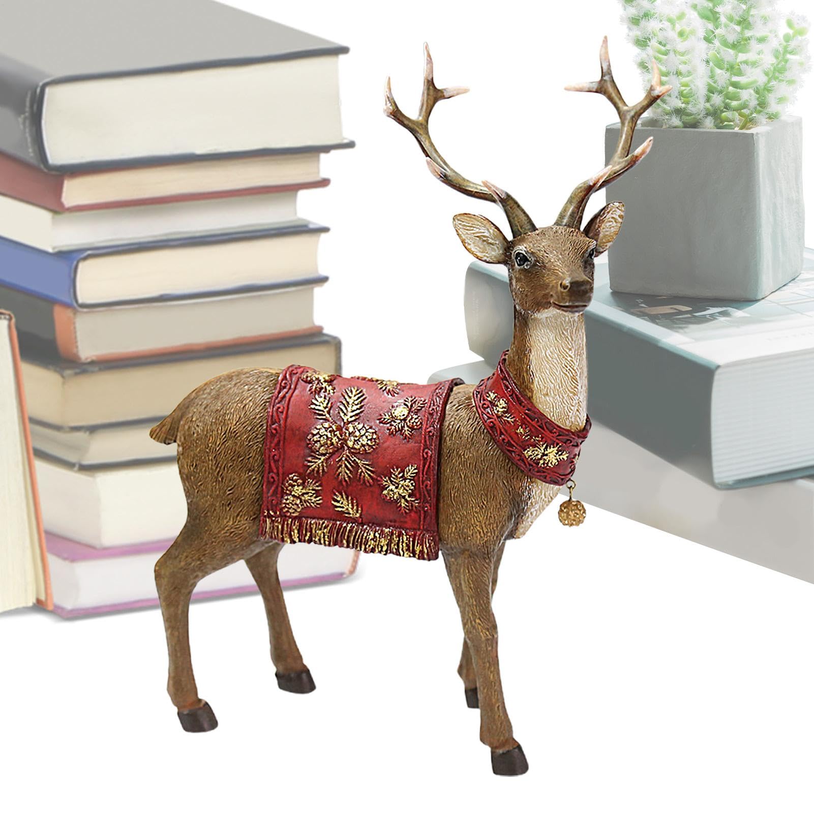 Weihnachtshirschfiguren, Rentierfiguren - Harz für Weihnachtsdekoration