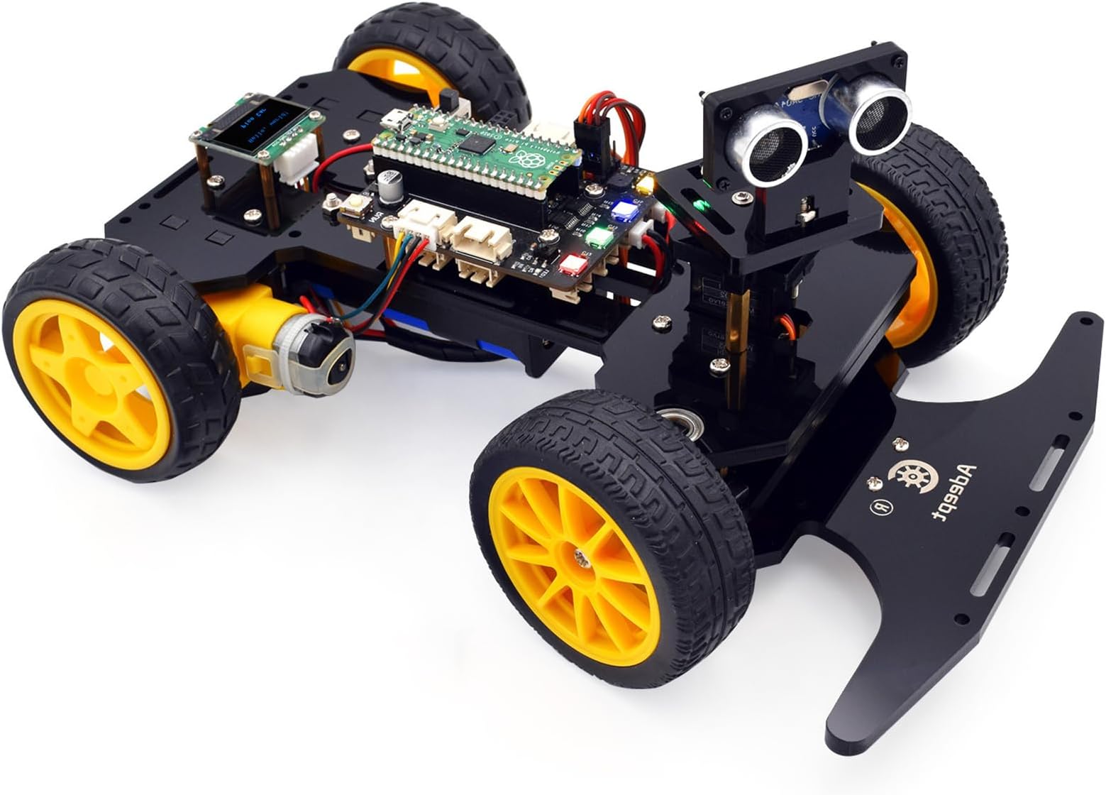 Adeept Smart Car Kit Compatible with Raspberry Pi Pico, Obstacle Avoidance, Line Tracking