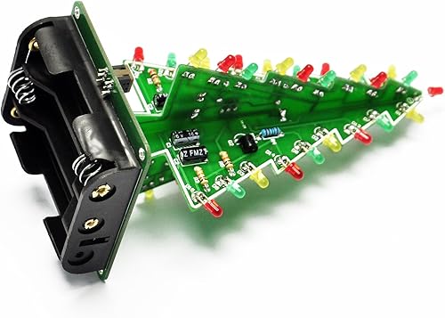 Miniatura 6 de Gikfun 3D USB árboles de Navidad 3 colores LED DIY Kit Flash LED Circuito EK1719