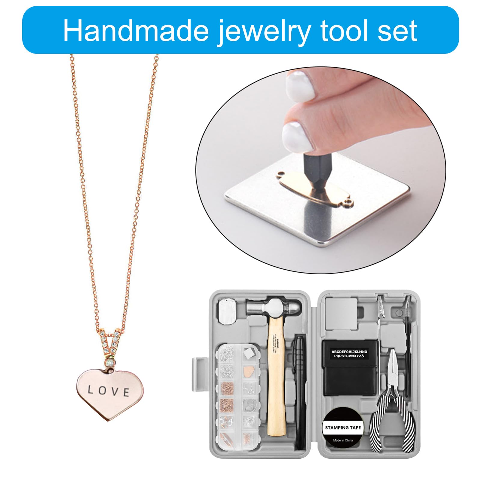 Pinza Per Gioielli Impostare Perline Multifunzionali Riparazione Un Comodo Supporto Attrezzi Braccialetti Kit