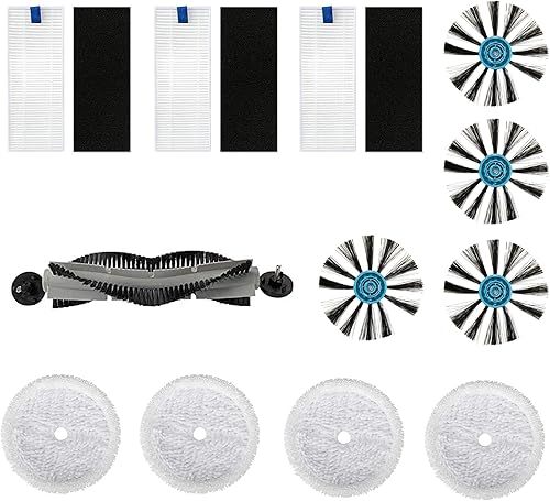 SpinWave 3115 Kit de accesorios compatible con Bissell 3115 EV675 SpinWave Expert - Robot aspirador húmedo y seco, paquete de 15