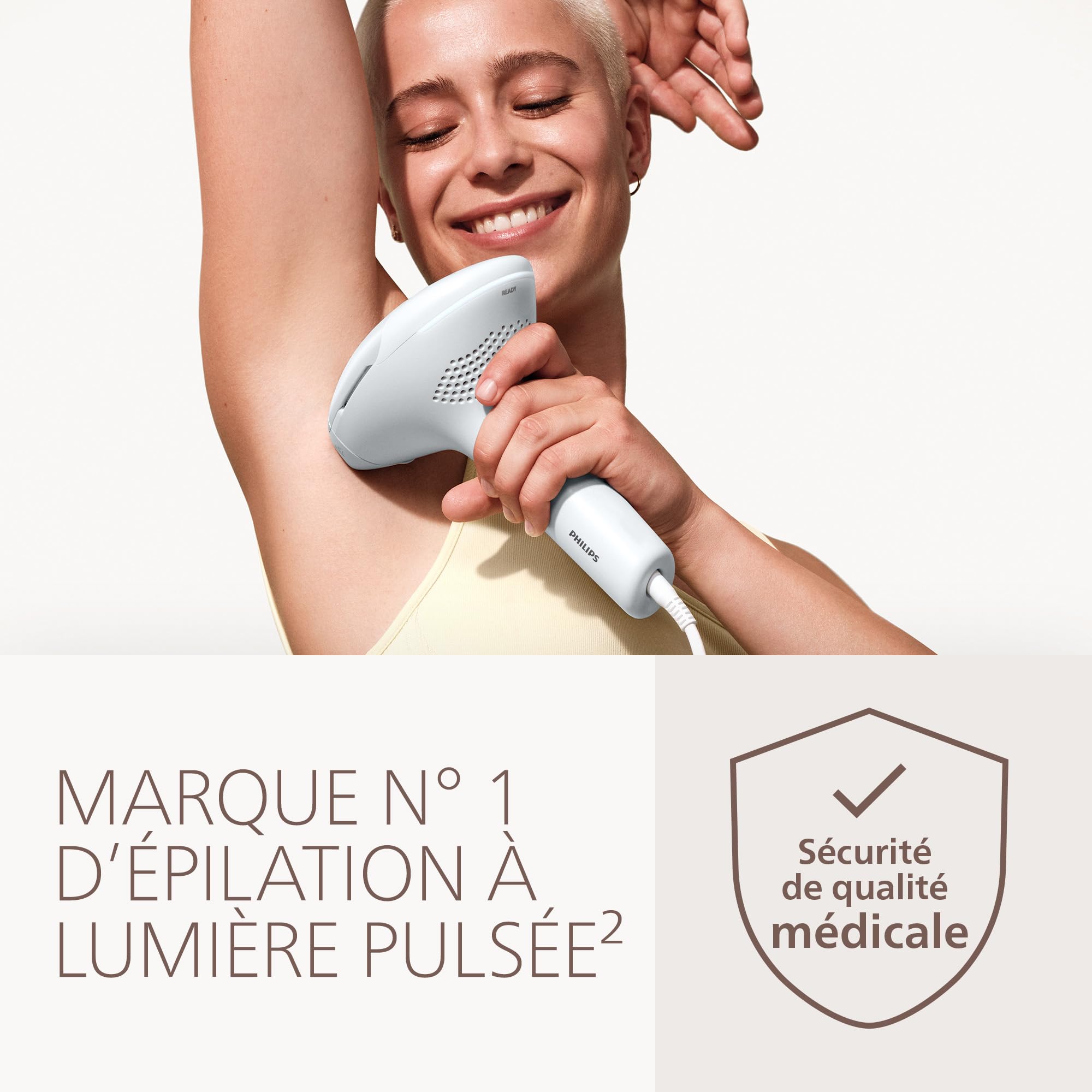 Philips Lumea 9900 Pro Épilateur à lumière pulsée – alternative au laser en institut, utilisation facile, sécurité de qualité médicale, 3 accessoires corps, visage et zones sensibles, BRC331/00